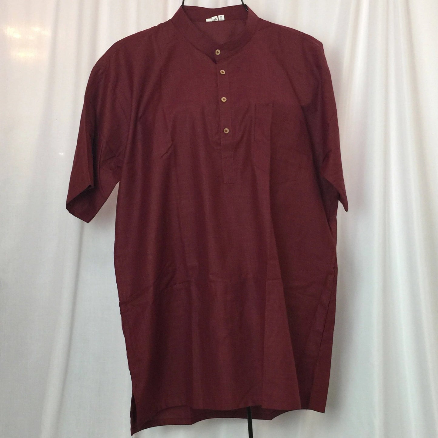 MAROON STYLE MAROON MEN'S WASH & WEAR KURTA