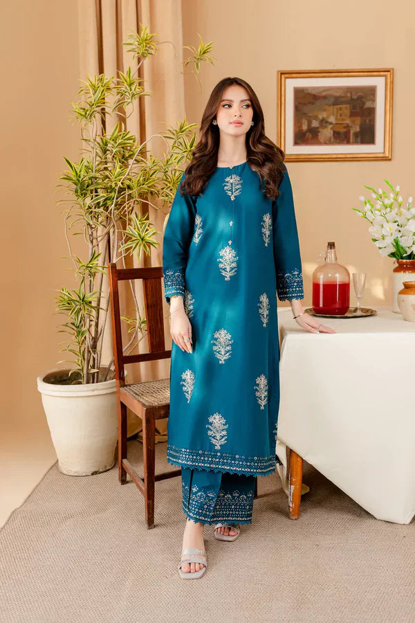 Melvin Embroidered 2-Piece Suit – Grace in Every Thread