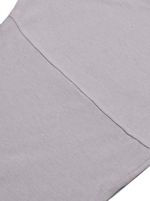 Smoke Grey Soft Jersey Shorts for Men
